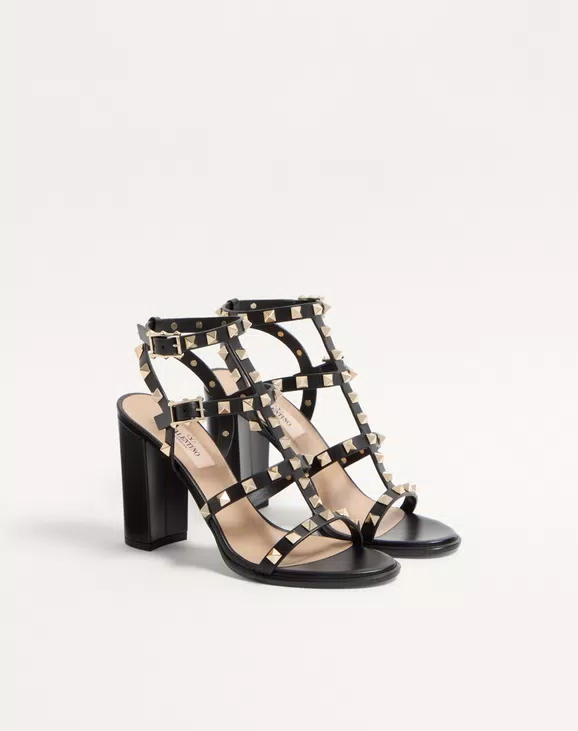 Valentino Rockstud Ankle Strap Sandal 90 Mm - Image 6